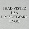 I Had Visted Usa - Slogan Printed T - shirt for Men